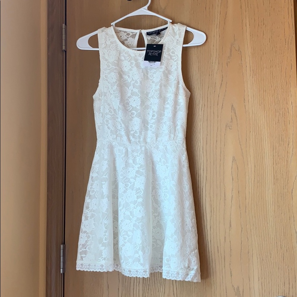 Topshop Petite Lace Dress